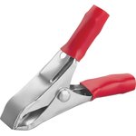 Зажим крокодил 10А 50мм красный ОНЛАЙТ