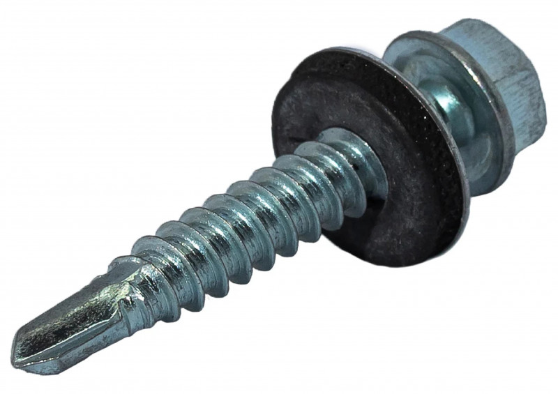 Саморез кровельный HWX7-W-P9 уп/50шт 5,5х32мм ТМ HARDWEX