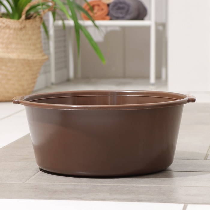 Таз круглый хозяйственный, 8л, цвет микс