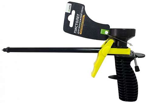 Пистолет для монтажной пены пластик черно-желтый ULTIMA