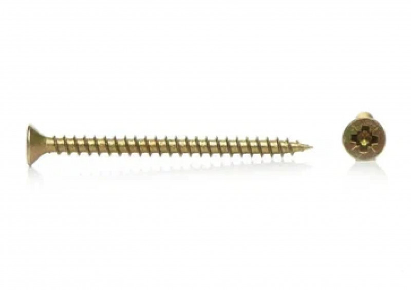 Саморез универсальный желтый цинк 4,5х45