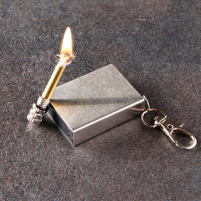 Вечная спичка туристическая 5см "Брелок" с карабином
