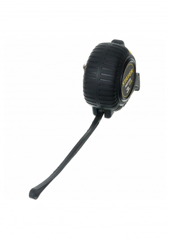 Рулетка в ударостойком обрезиненном корпусе 3м STAYER MASTER